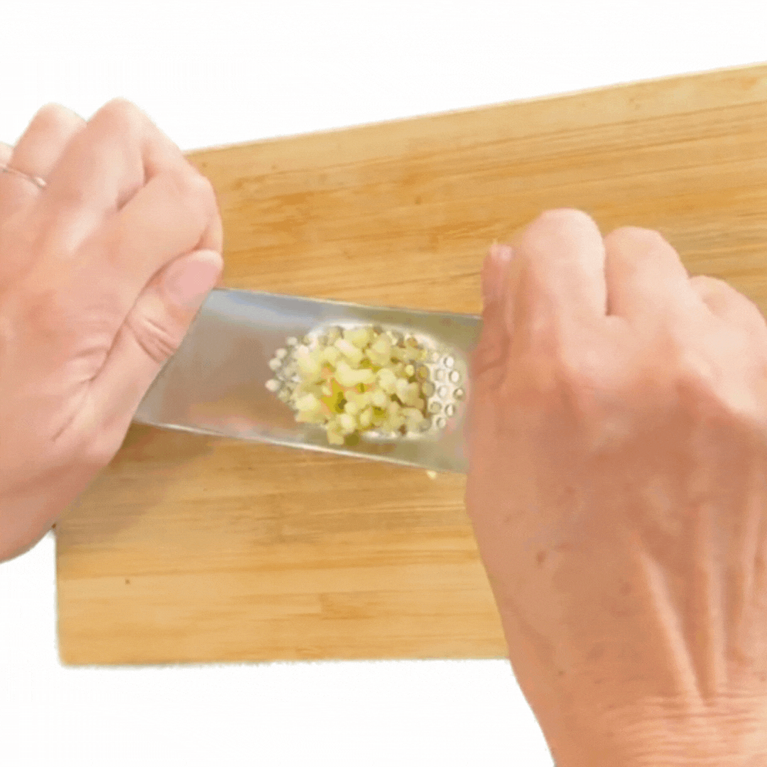 Zoqa® Premium Knoblauchwippe aus Edelstahl