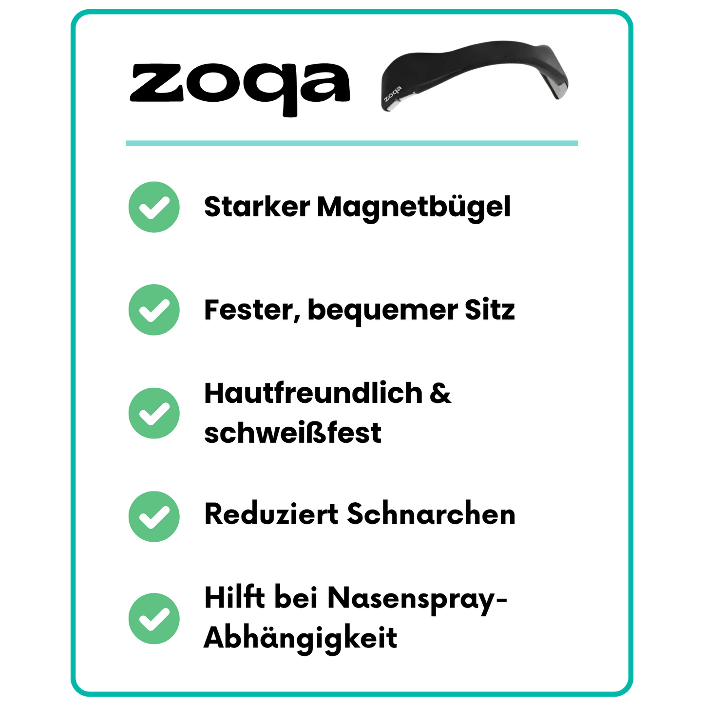 Magnetische Nasenstrips | Zoqa Starterpaket