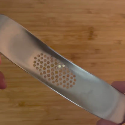 Zoqa® Premium Knoblauchwippe aus Edelstahl